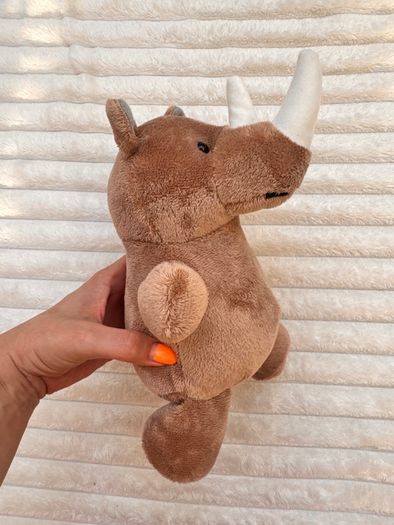 Lupilu Rhino Plush Rhinoceros approx. 25 cm. Used Please see photos