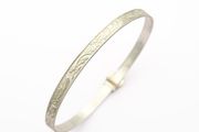 Thin Sterling Silver Bangle, 1991