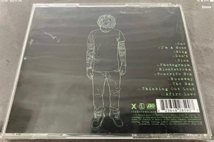 ed sheeran  x    CD