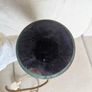 Vintage Wooden Table Lamp Green & Gold Floral Design - 43cm Image 7