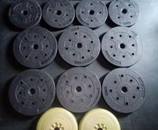 Gym 50kg Large Weights Plates Bundle Joblot - Like New - Collect