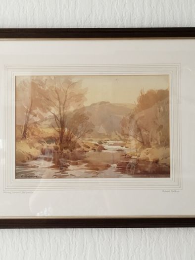 PRICE DROP - Richard Faulkner Watercolour Painting - Ballycastle