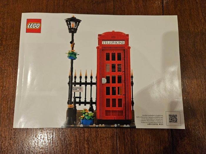 London Phone Box Lego Retired Set