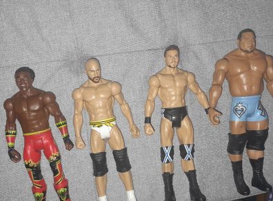 WWE Action Figures: Xavier Woods, Cesaro, Drew McIntyre, Keith Lee
