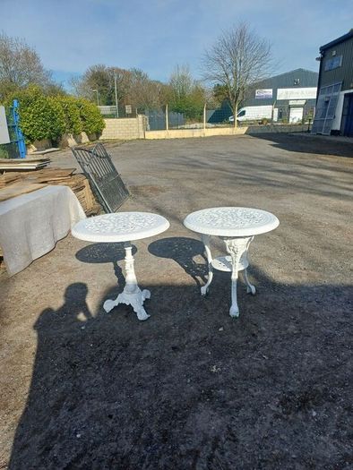 cast iron tables