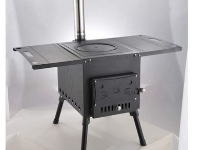 Wood Stove Cast Iron Outdoor Camping Stove