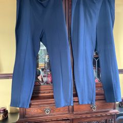 NEW FINAL REDUCTION. navy pull up casual trousers  from Style & Co. USA Size 3X which will fit 26/28.   Length from waist to hemline is 40 inches