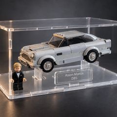 Stackable Acrylic Display Case for LEGO Speed Champions Cars | Flat-Pack Dust Cover with Display Stand