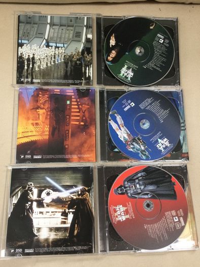 Star Wars trilogy John Williams rare 6 disc set with gold box
