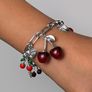 Boho Chic Cherry Charm Bracelet Image 2