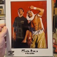 WWE Sabu Autograph With COA - ECW