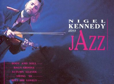 Free Postage! Nigel Kennedy Plays Jazz. CD.