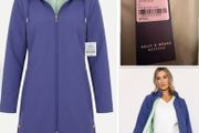 Kelly &amp; Grace weekend parka rain proof waterproof coat Donn Carraig chic new with tags