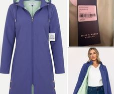 Kelly & Grace weekend parka rain proof waterproof coat Donn Carraig chic new with tags