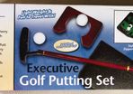 Executive golf putting set