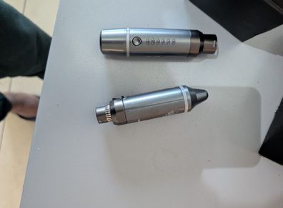 Wireless microphone transmitter and receiver