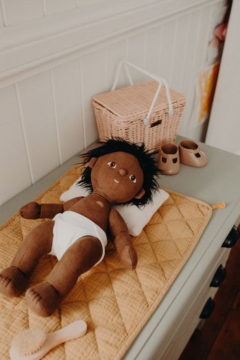 Olli Ella  Dinkum Doll Strolley Bedding Set in Mustard