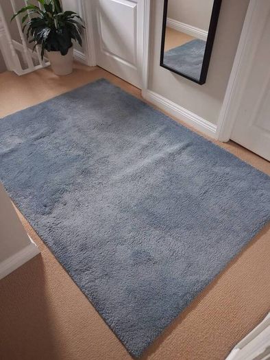 Ikea Stoense Rug Blue