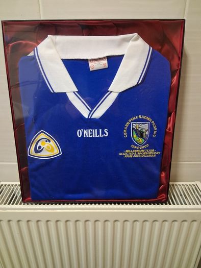 Cumann Peile Naomh Padraig Jersey. Authentic Oneills Naomh Padraig Millennium Team Jersey In Original Presentation Box. Extremely Rare Piece Of GAA Memorabilia.