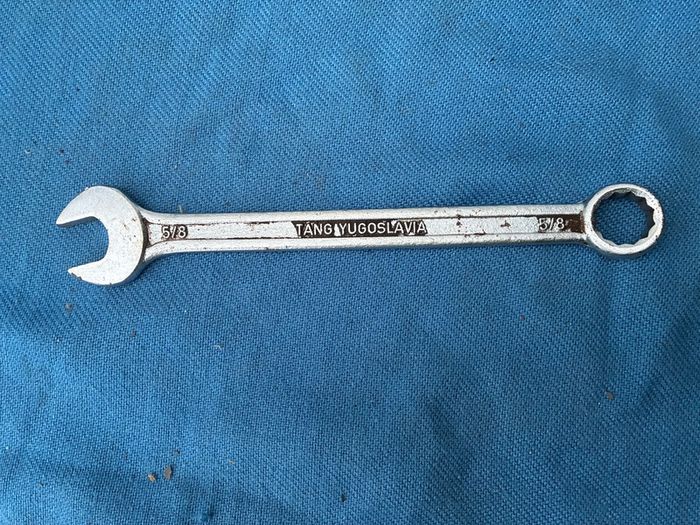 Vintage Tang Yugoslavia combination spanner 5/8