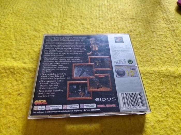 Tomb raider III 3 PlayStation1 ps1 PlayStation2 ps2 games Original