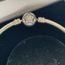 Pandora bangle bracelet with pave star clip Image 7