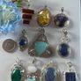 Silver Precious Stone Pendants. Beautiful Gifts! Gift Boxed. Image 2