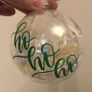 Personalised Glass Christmas baubles Image 10