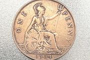 UK Penny, 1934 - George V