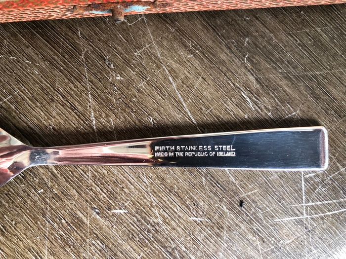 Vintage Set Of 6 Firth Stainless Steel Teaspoons