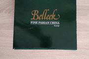 Authentic Belleek Fine Parian China 150th Anniversary Miniature Vase Set