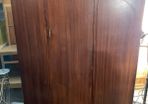 vintage wardrobe with mirror