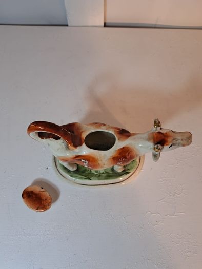 Staffordshire Lidded Creamer