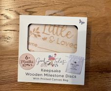 Neutral baby milestone discs