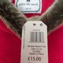 Reindeer Fleece PJ Set - Size 12/14 Image 3