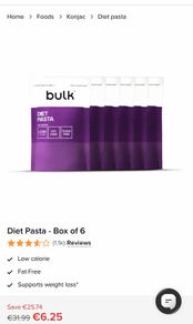 Bulk zero cal pasta