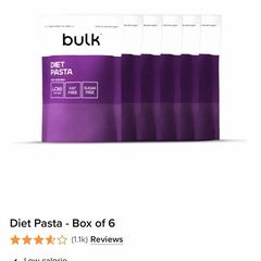 Bulk zero cal pasta