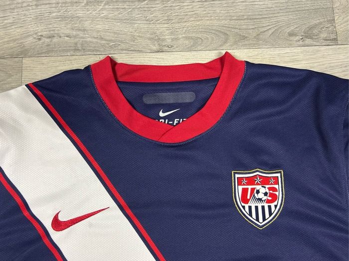 Vintage 2010 Nike USA Away Soccer Jersey Shirt Mens XL