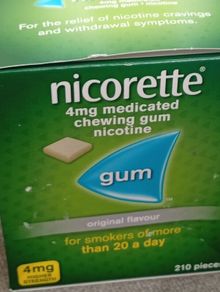 Stop smoking gum