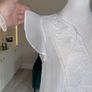 Ladies White Cotton Broderie Blouse from GAP Image 8