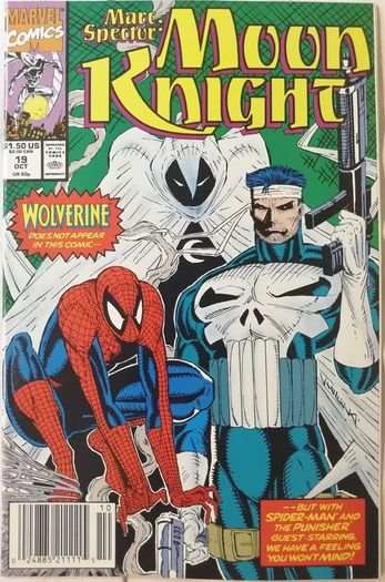 Marc Spectre Moon Knight #19-21 Spider-Man & Punisher Appearances (1990)
