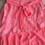 Like NEW Size 6-8 Summer Coral Dress Image 6