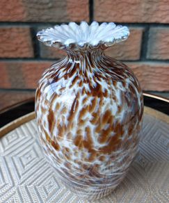 Guernsey Island Studio Art Glass Vase