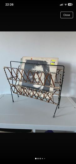 Vintage Magazine Holder