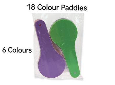 18 Colour Paddles in 6 Colours