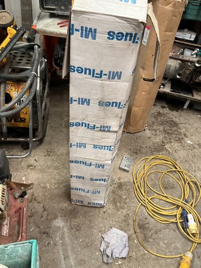 Mi flue 1.0m twin wall 130mm internal