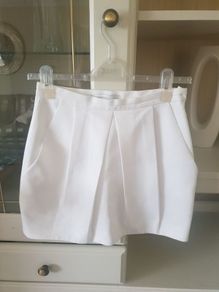 Zara White Skirt