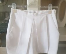 Zara White Skirt