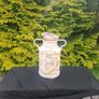 Old painted milk churn postage possible Image 3
