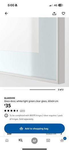 2 x besta door fronts